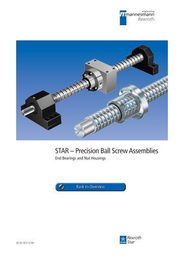 STAR – Precision Ball Screw Assemblies