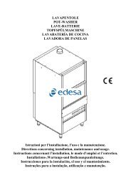 Manual de usuario - EDESA Hostelera