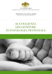 Accoglienza dei genitori in patologia neonatale - Ospedale Galliera