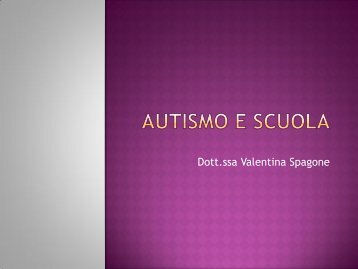 Autismo Lezione 2 - CNTeD Novara