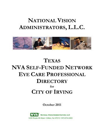 Texas NVA Participating Eye Care Professional Directory