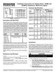 Installation Instructions for Catalog Series 5530M and ... - Kele