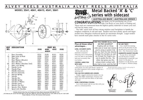 35A1 - Alvey Reels