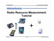 Radio Resource Measurement Tutorial