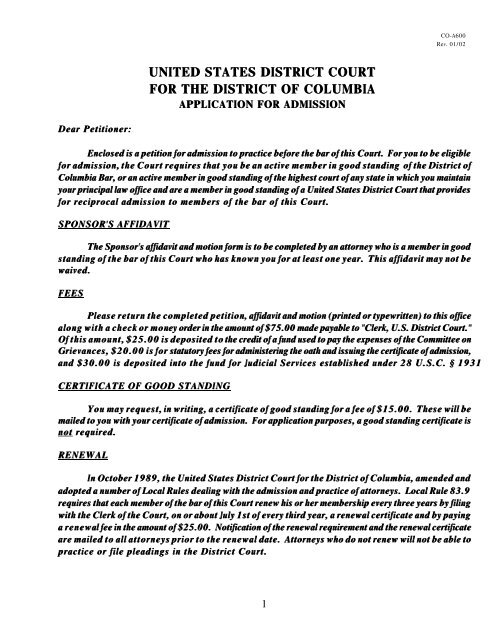 ATTORNEY ADMISSION APPLICATION FORM Forms ATTORNEY ADMISSION APPLICATION FORM Forms