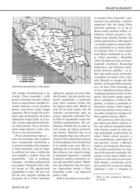 behar br. 105-106 - Islamska zajednica u Hrvatskoj