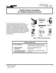 TE-6001 Hardware Assemblies for TE-6000 Temperature Elements