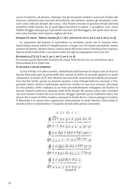 COMMENTARIO MUSICALE DELL'ORFEO di Denis Morrier