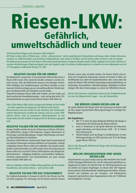 Behörden MAGAZIN - Gemischter Chor der Polizei Berlin e. V.