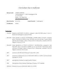 Download Curriculum completo - Corso di Papirologia - Università ...