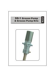 50-1 Grease Pump Manual - Rodac
