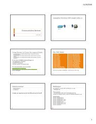 Communication Systems examples/wireless/wifi-simple-infra.cc The ...