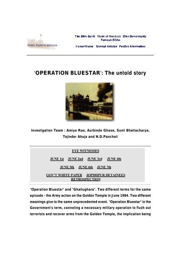 Operation Bluestar - the Untold Story.pdf - Raj Karega Khalsa Network