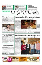 La Quotidiana, 18.3.2013 - Tomaschett Architektur