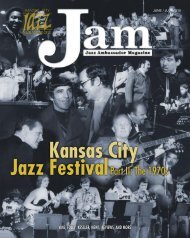 June / July 2010 JAM - Kansas City Jazz Ambassadors