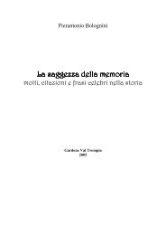 La saggezza della memoria La saggezza della memoria