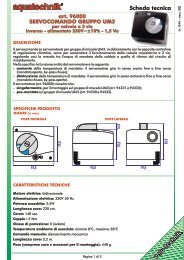 per valvole a 3 vie inverno-alimentato 230V~±10% - 1 ... - aquatechnik