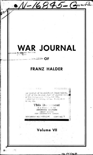 WAR JOURNAL