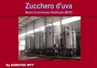 Zucchero d'uva Mosto Concentrato Rettificato (MCR) - Eurotec WTT