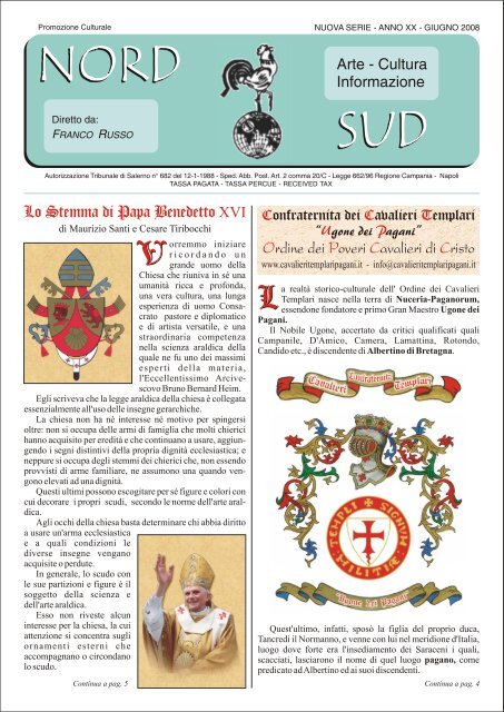 Scarica in pdf - Cavalieri Templari Pagani