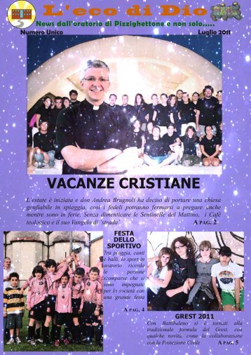 VACANZE CRISTIANE - Parrocchie di Pizzighettone