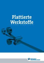 Plattierte Werkstoffe - Wickeder Westfalenstahl GmbH