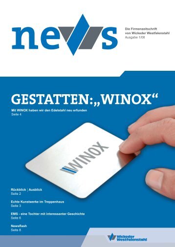 GESTATTEN:?WINOX? - Wickeder Westfalenstahl GmbH