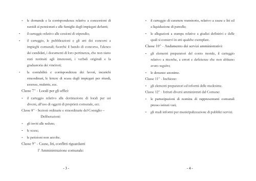 schedatura delle deliberazione del Consiglio in PDF - Comune di ...