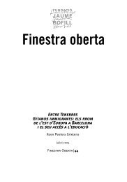 finestra oberta 44.indd - Fundació Jaume Bofill