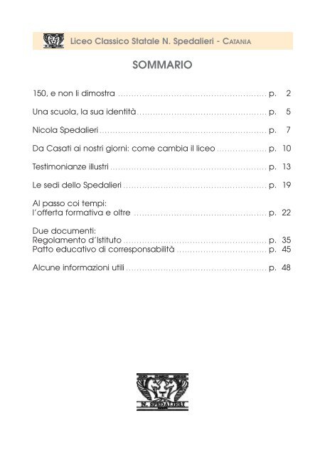 Scarica il POF 2011 - 2012 in formato pdf - Liceo Classico "Nicola ...