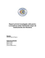 Raport privind investigaţia utilă pentru cunoaşterea pieţei distribuţiei ...