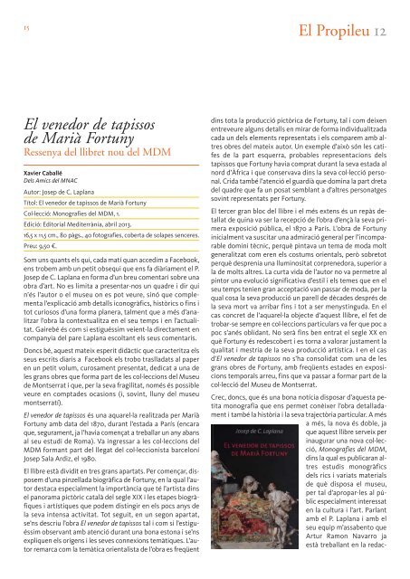 El venedor de tapissos de Marià Fortuny El Propileu 12