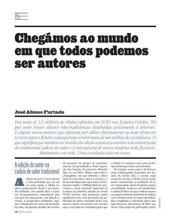 Chegámos ao mundo em que todos podemos ser autores