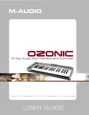 Ozonic User Guide - M-Audio
