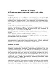 Área de Investigación de Teoría y Análisis de la Política - UAM ...