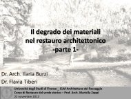 lezione degrado dei materiali 1 - Mariella Zoppi