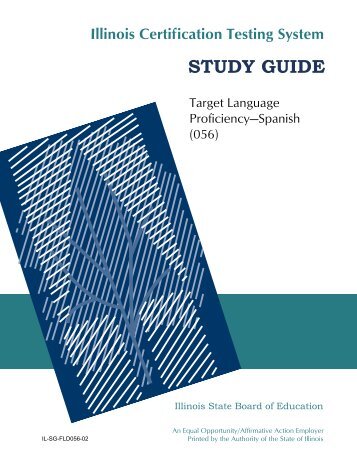 Target Language Proficiency—Spanish - Illinois Licensure Testing ...
