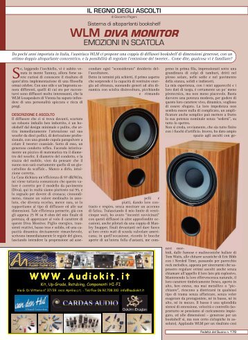 Fedeltà del Suono n. 170 - LP Audio