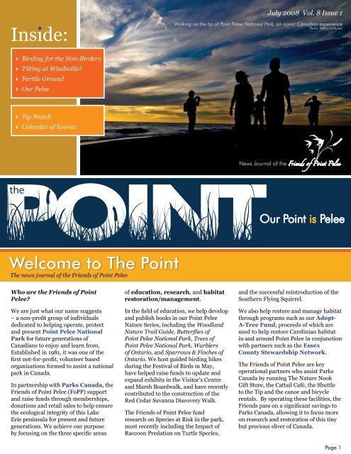 Welcome to The Point - Friends of Point Pelee