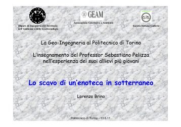 Ing. Lorenzo Brino - Geam.Org
