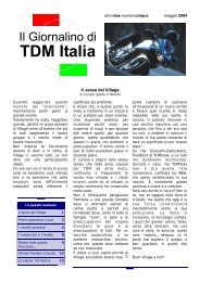 TDM05 su WIL - TDM Italia