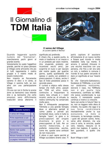 TDM05 su WIL - TDM Italia