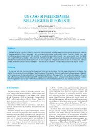 un caso di pseudorabbia nella liguria di ponente - Vet.Journal