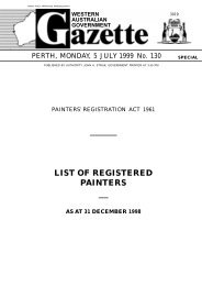 LIST OF REGISTERED PAINTERS - State Law Publisher