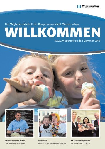 willkommen - Wiederaufbau