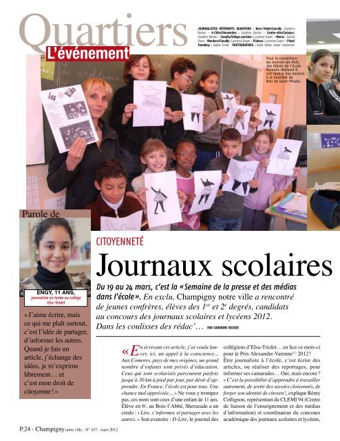 mars 2012 - Mairie de Champigny sur Marne