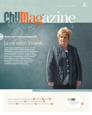 ﻿La vie selon Viviane - Centre hospitalier de l'Université de Montréal