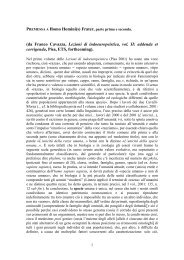 PREMESSA A Homo Homini(s) Frater, parte prima e seconda. (da ...