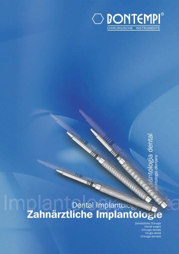 Zahnärztliche Implantologie - Bontempi - Bmed