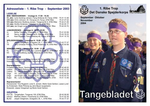 Hent Tangebladet september 2004 - Det Danske Spejderkorps